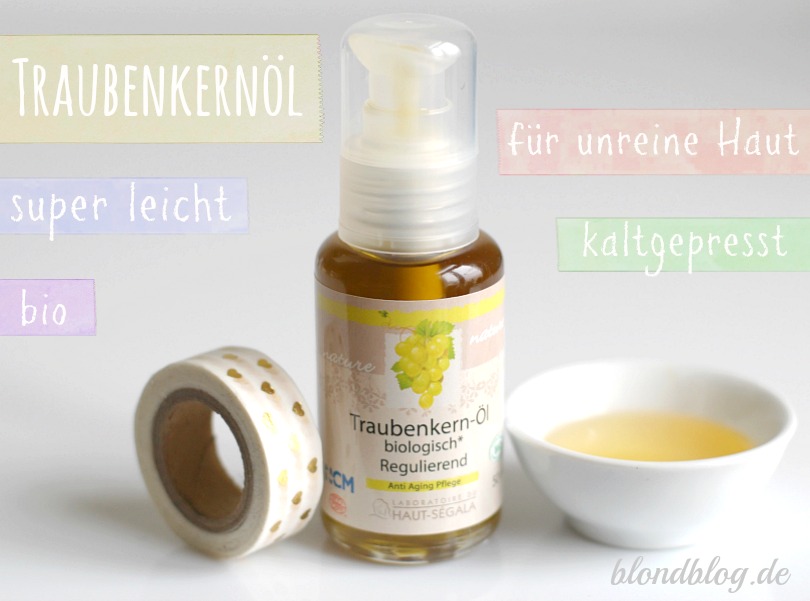 traubenkernoel unreine haut
