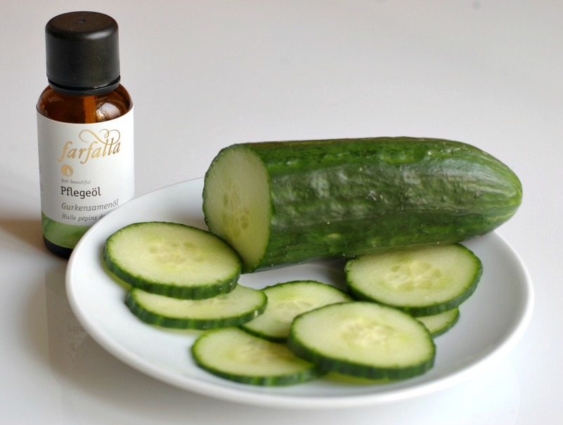 gesichtsoel gurkensamenoel für empfindliche mischhaut