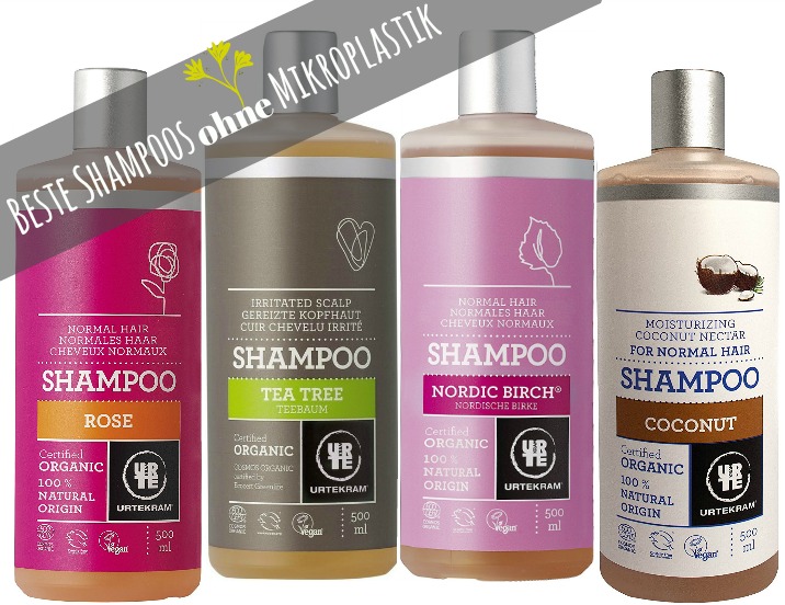 veganes Shampoo ohne Mikroplastik urtekram